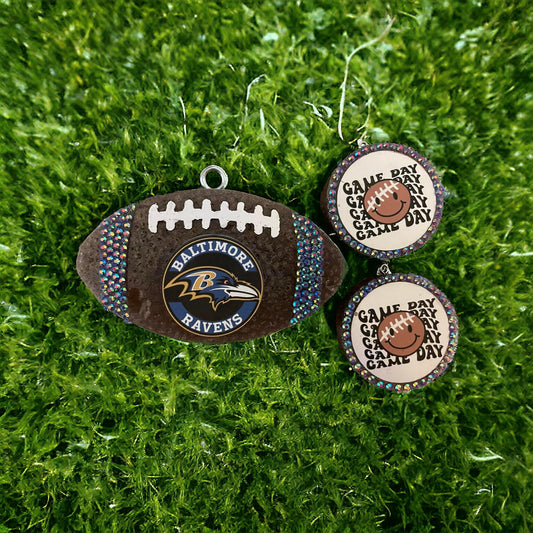 Football Set w/ rhinestones